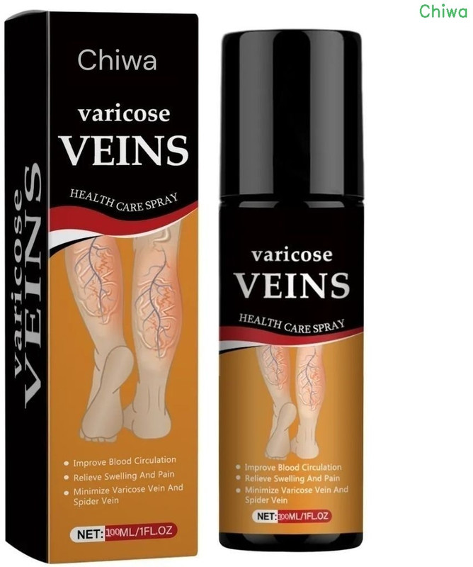 CHIWA Varicose Veins Spray Secure Long Hour Relief For Swelling And Tired Legs Liquid(100 ml)