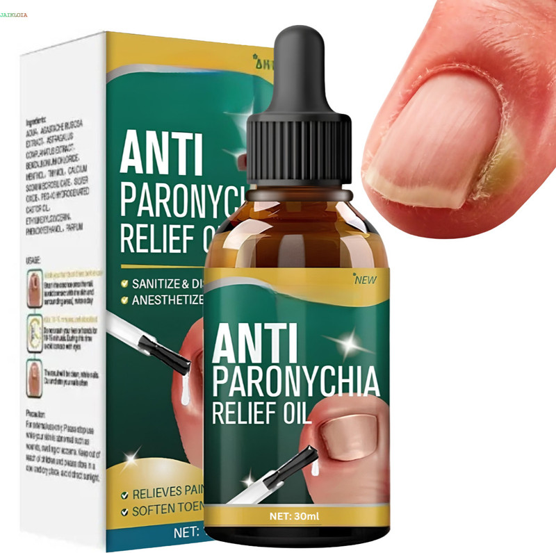 JAIKLOIA Anti Paronychia Nail Relief Oil Helps Fungal Nail Healing Fast Liquid(30 ml)