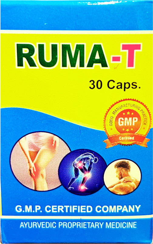 RUMA T CAPSULE FOR JOINT PAIN,RHEUMATOID ARTHRITIS,SCIATICA,MUSCLE PAIN PACK OF 8(Pack of 8, 240 Capsules)