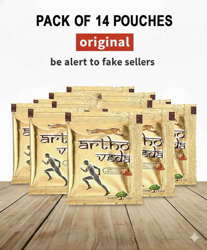 Quickbits Artho Veda Powder Joint Pain 14 Sachets Powder(14 x 7.14 g)