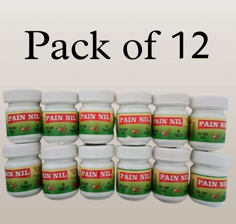 MUKHTI CARE PAIN NIL TABLETS 40 TABLETS 12 PACK Tablets Tablets Tablets(12 x 40 Units)