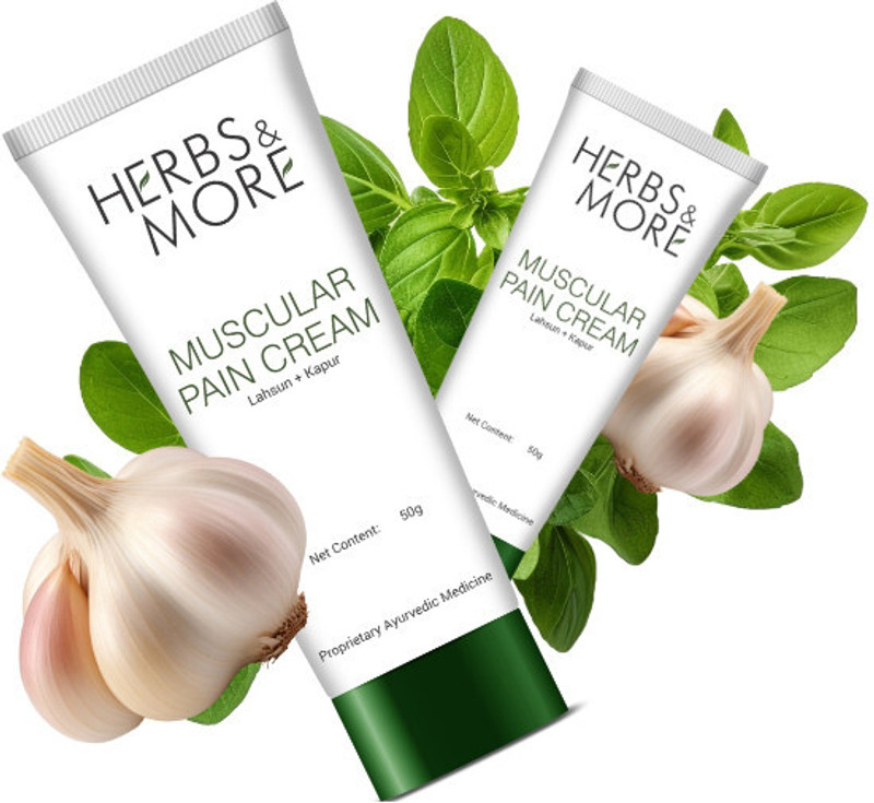 HERBS & MORE HEARBS & MORE MUSCULAR PAIN CREAM PACK OF 4 Cream(4 x 50 g)