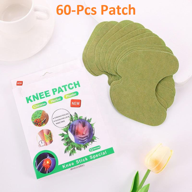 HEZKRT Herbal Knee Pain Relief Patches Arthritis Inflammation Patch Sticker- Plaster & Patch(6 x 10 Units)