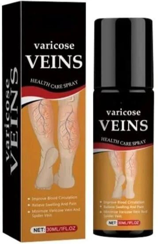VELWAR Varicose Veins Spray Natural for Fast Relief Reduces Swelling, Relieves Pain Spray(30 ml)