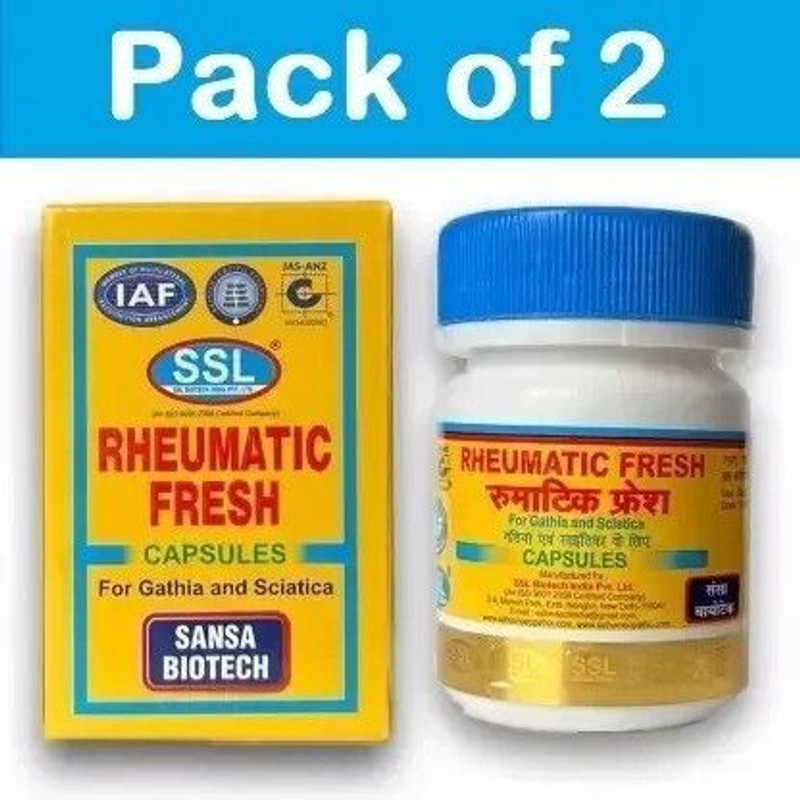 HARBORZA SSL Rheumatic Fresh Capsules For Body Pain Relief Capsules(2 x 20 Units)