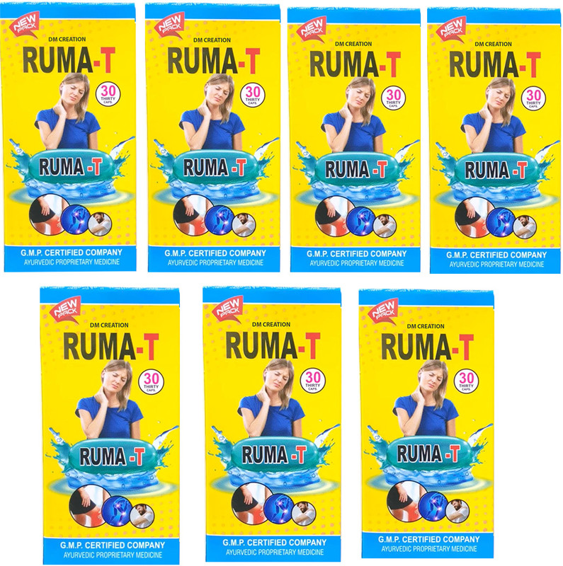 DM Creation RUMA T Capsules (30 Capsules X 7= 210 Capsules) Capsules(7 x 1 Units)