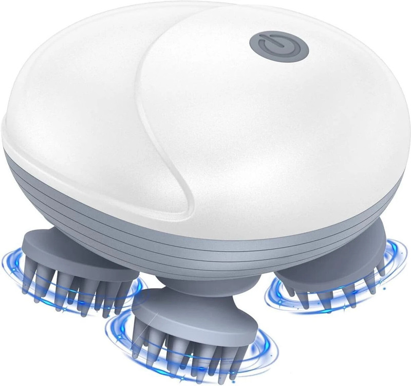 BELENZO Electric Head Scalp Massager Rechargeable Head Massage Machine Multicolor Inhaler(1 Units)
