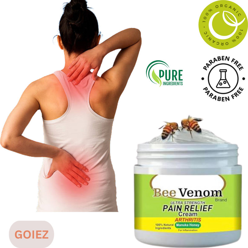 GOIEZ Bee Venom Pain Cream For Deep Relief And Muscle Relaxation (100g) Cream(100 g)