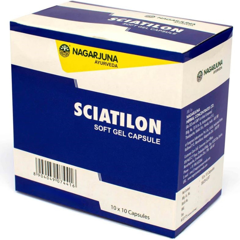 Nagarjun SCIATILON Soft Gel 100 Capsules(100 Units)