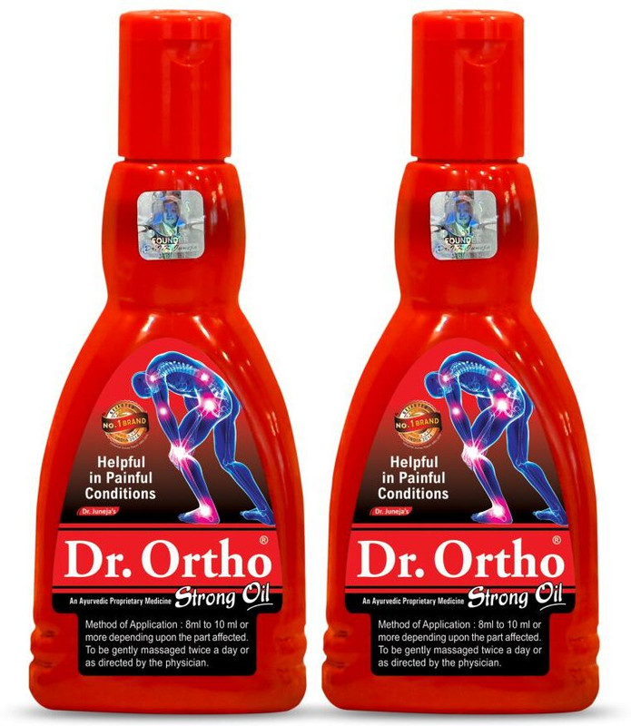 Dr. Ortho Ayurvedic Strong Oil for Joints Pain Liquid(2 x 120 ml)