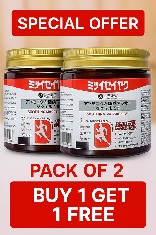 JENIM Japanese Soothing Massage Gel for Joint, Muscle & Knee Relief | Fast Absorbing Gel(2 x 100 g)