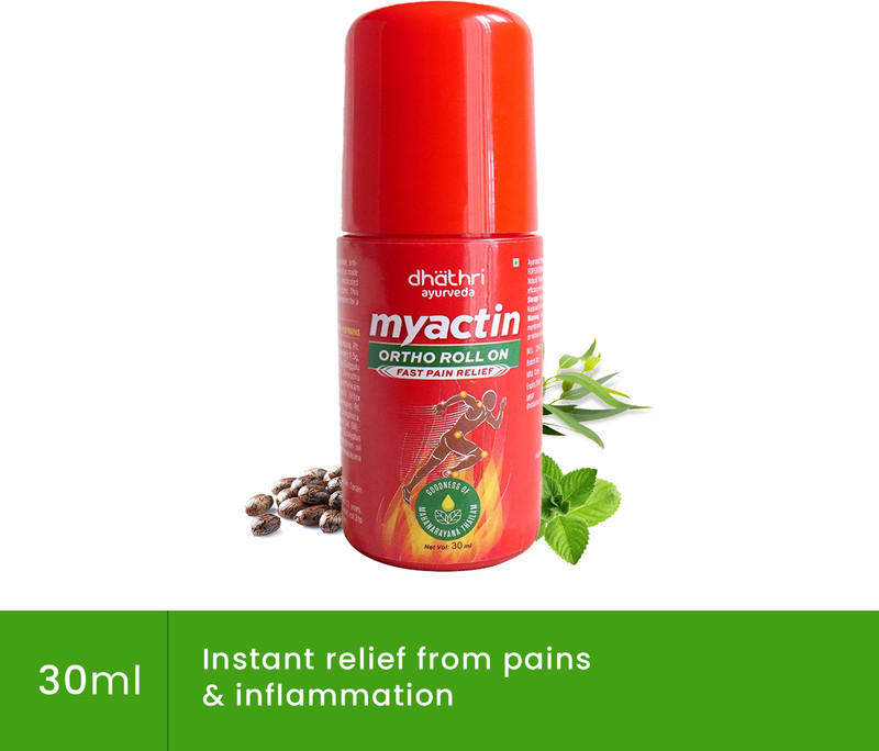Dhathri Myactin for Instant Pain Relief| Ayurvedic Rollon made with Natural Ingredients Balm(30 ml)