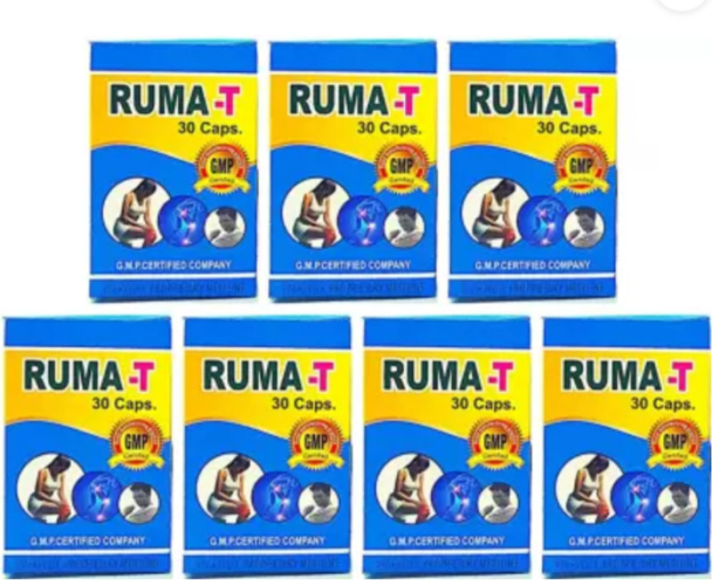 RUMA T CAPSULES FOR ALL KIND OF PAIN RELIEF PACK OF 7 Capsules(7 x 30 Units)