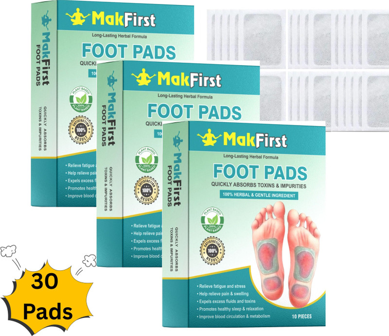 MAKFIRST Foot Pads weight loss Herbal Detox Weight Routine Support & Enhanced Energy Plaster & Patch(10 x 1 Patches)