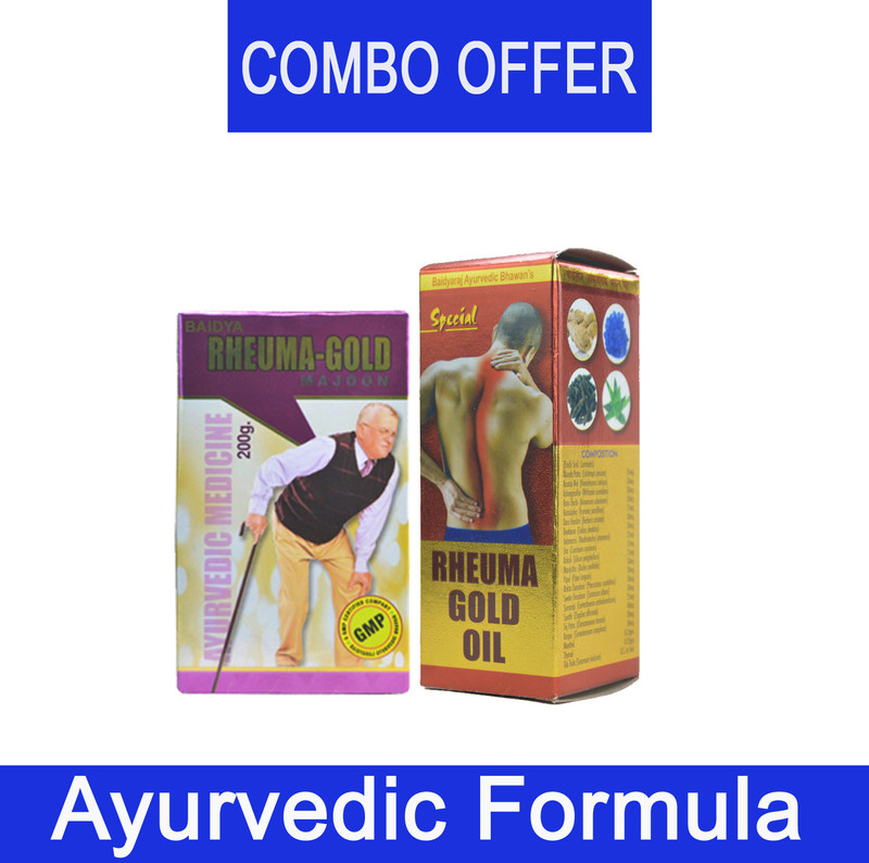 Roy Biotech Rheuma Gold Majoon & OIL For All Kind Of Pain(Pack of 2, 200 g, 50 ml)