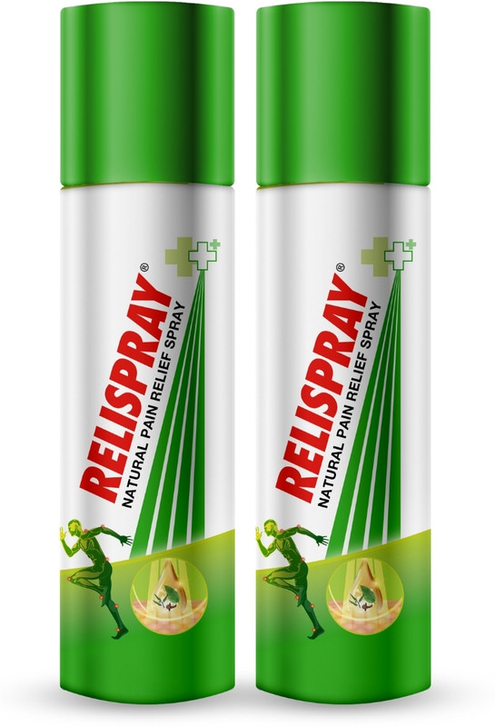 Relispray Instant Pain Relief | Ayurvedic Spray - (58GM) Pack Of 2 Spray(2 x 58 g)