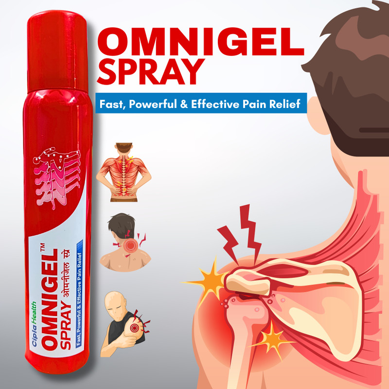 SDMS OMNI GEL SPRAY BODY PAIN RELIEF SPRAY Spray (1 Units) Spray (1 x 100 g) Spray(100 g)