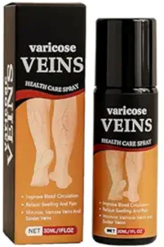 James & Rose Varicose Veins Spray – Natural Herbal Formula for Fast Relief Spray(30 ml)