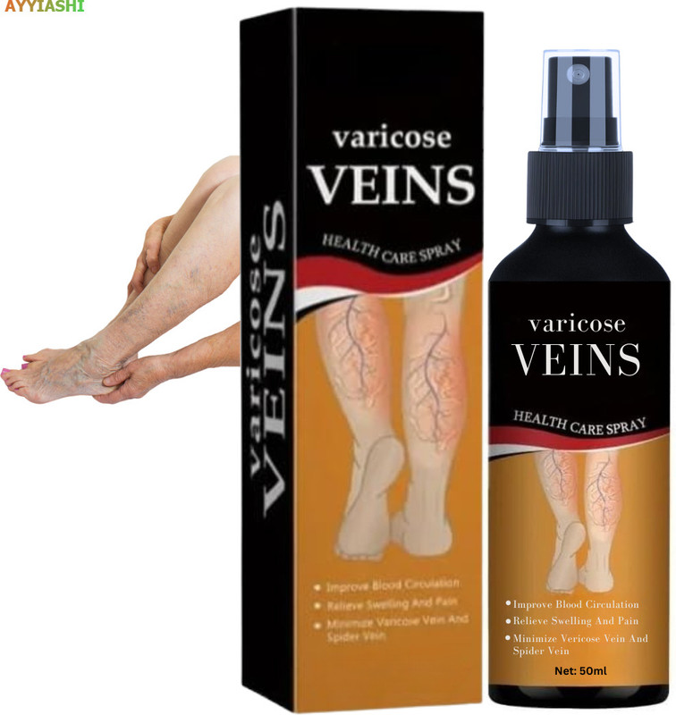 AYYIASHI Vericose Vein Spray Natural Extracts Improve Circulation Liquid(50 ml)