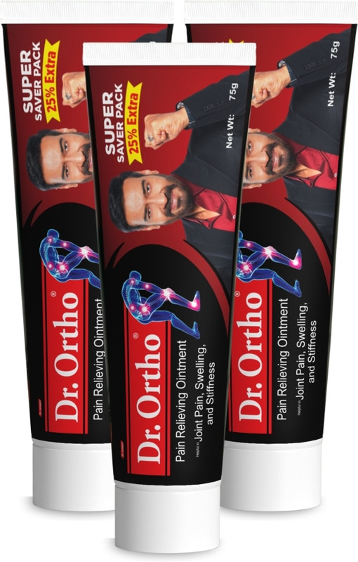 Dr. Ortho Pain Relief Ointment 30gm- Pack of 3 Balm(3 x 30 g)