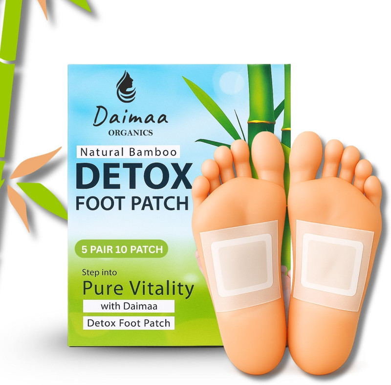 Daimaa Organics detox foot patch, foot patch, toxin remover , pain relief patches Plaster & Patch(20 x 1 Patches)