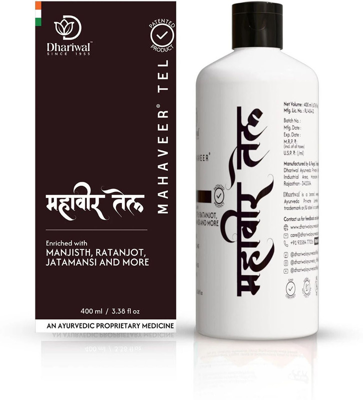 Dhariwal Ayurveda Mahaveer Tel Ayurvedic Pain Relief Oil For Joint, Muscle, & Back Pain Liquid(400 ml)