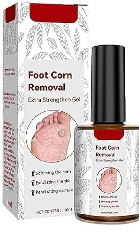 James & Rose Foot Corn Removal Gel, Extra Strength Corn & Callus Remover Formula Liquid(10 ml)