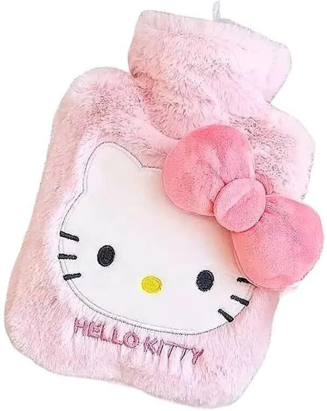 Aarsh Hello Kitty Soft Plush Hot Water Bottle Body Pain Relief(Pink) Plaster & Patch(1000 ml)