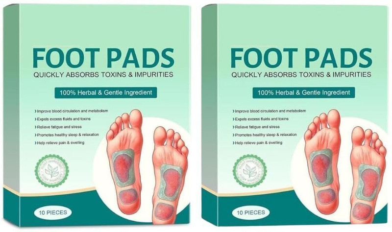 JENIM Ginger Foot Pad - Healthy Weight Loss for Improved Circulation and Relief Plaster & Patch(2 x 10 Patches)