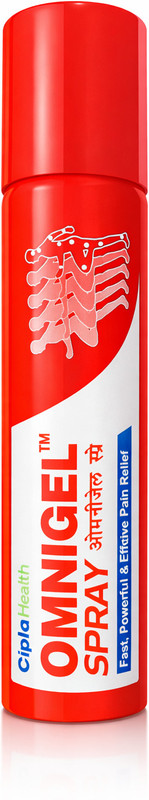 Cipla Omnigel Spray 100 gm – Fast Pain Relief for Muscle & Joint Pain Spray(100 g)