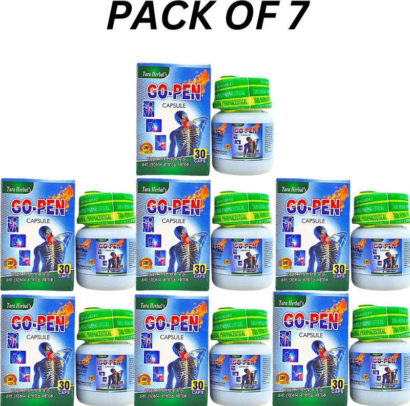 GO PEN CAPSULES FOR JOINT AND MUSCLE PAIN RELIEF PACK OF 7 Capsules(7 x 30 Units)