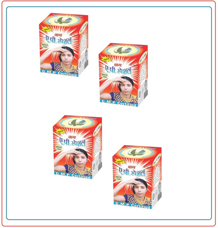 Medident AP SPECIAL BALM PACK OF 04 LAL BALM Balm(4 x 12 g)