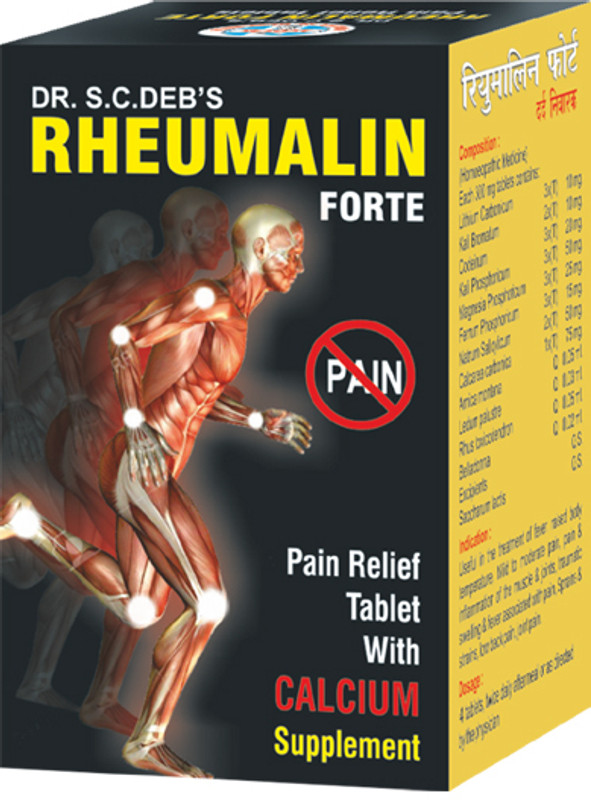 SCDHRL Rheumalin Forte Pain Relief Tablets with CALCIUM Tablets(2 x 25 g)