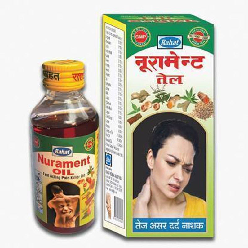 NURAMENT Herbal oil for pain Relief Liquid(3 x 100 ml)