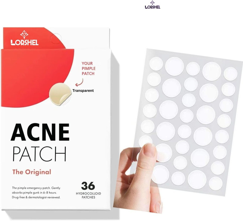 LORSHEL Acne patch for pimple bandage style acne healing product Plaster & Patch(36 Patches)