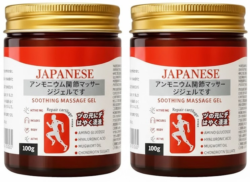 VOBI Japanese Formula Soothing Massage Gel For Joint Muscle Pain Relief Shoulder Pain Balm(2 x 100 g)