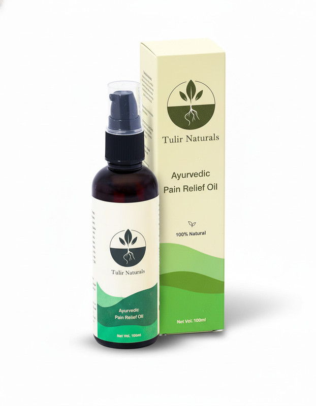 Tulir Naturals Pain Relief Oil | Herbal Joint & Muscle Relief | Fast Absorbing Liquid(100 ml)