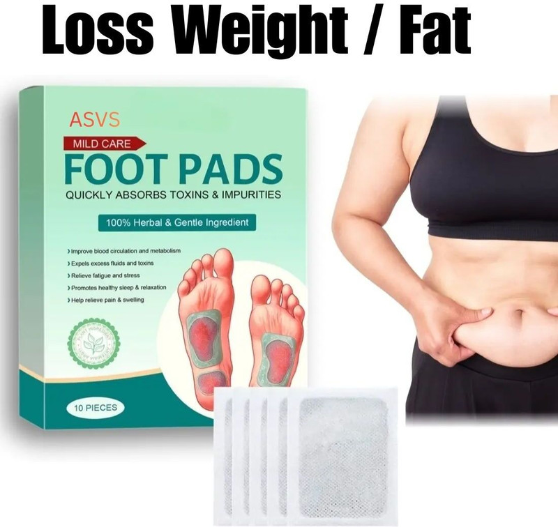 ASVS ginger footpad foot pads pain relief turmeric ginger detox pads Plaster & Patch(10 x 5 g)
