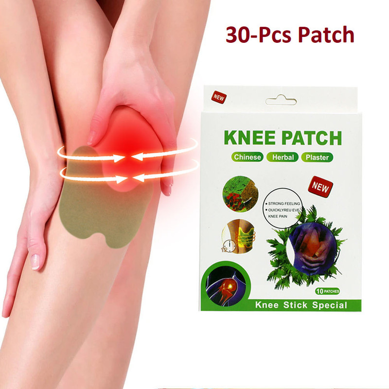 HEZKRT Knee Pain Patches (Specially Designed for Knee Joints) Plaster & Patch(3 x 10 Units)