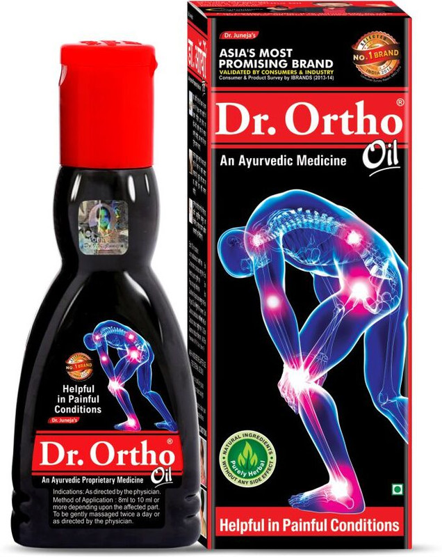 Dr. Ortho Joint Pain relief oil, 60ml (Helpful in Joint Pain, Back Pain, Knee Pain, Leg Pain, Shoulder Pain, Wrist Pain, Neck Pain) Liquid(60 ml)