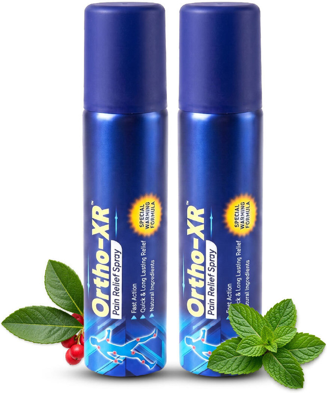 ORTHOXR Pain Relief Spray 50gms For Back, Joint, Shoulder, Knee & Ankle - (Pack of 2) Spray(2 x 50 ml)