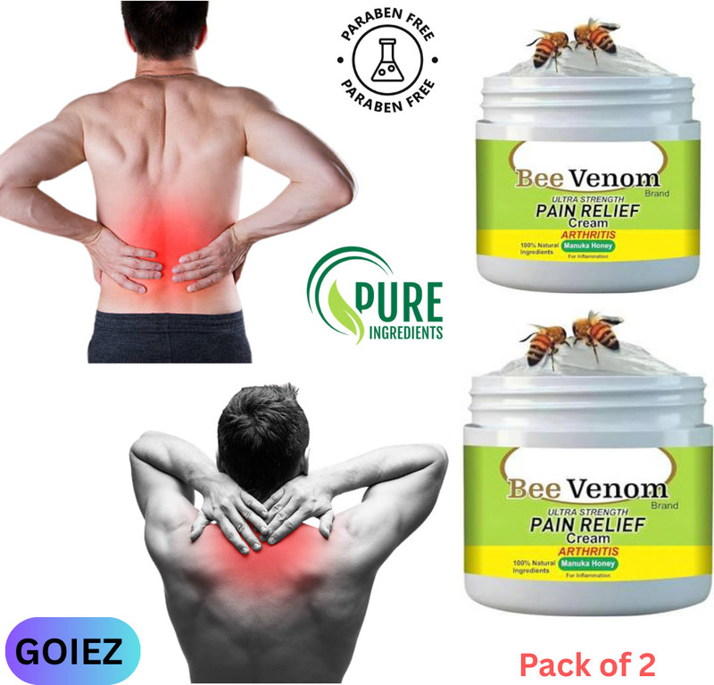 GOIEZ Bee Venom Cream For Easy Movement And Flex Joint Care (pack Of 2) Cream(2 x 100 g)