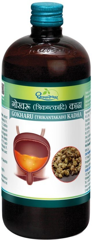 DHOOTAPAPESHWAR Gokharu Trikantakadi Kadha 450ml Liquid(450 ml)