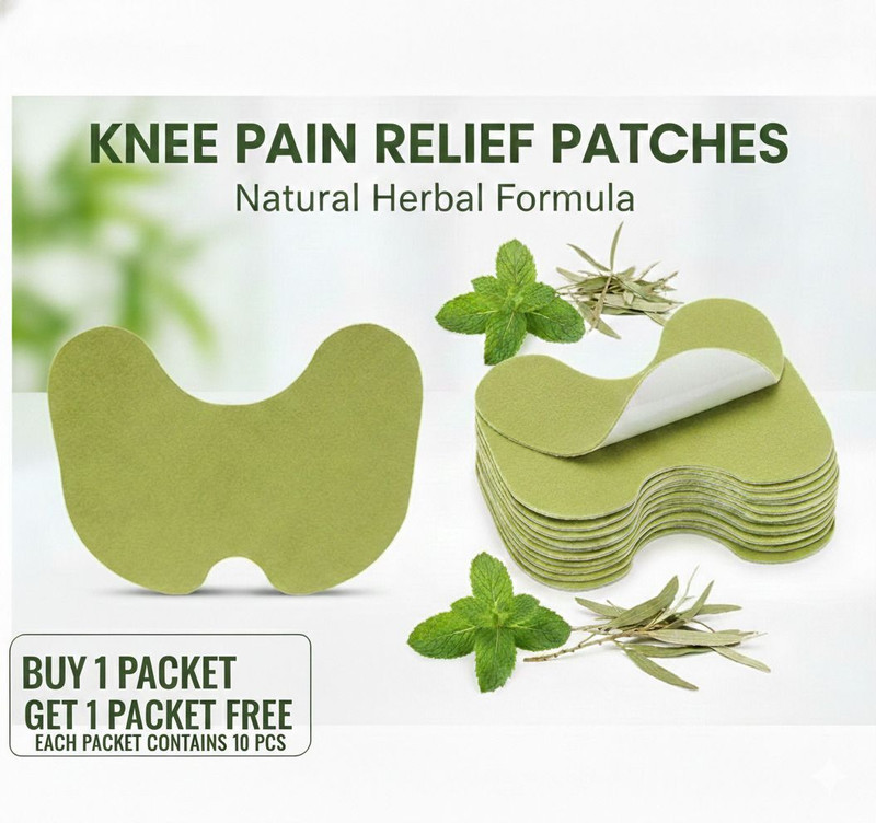 Veecos Herbal Knee Pain Relief Patch Plaster & Patch(2 x 10 Patches)