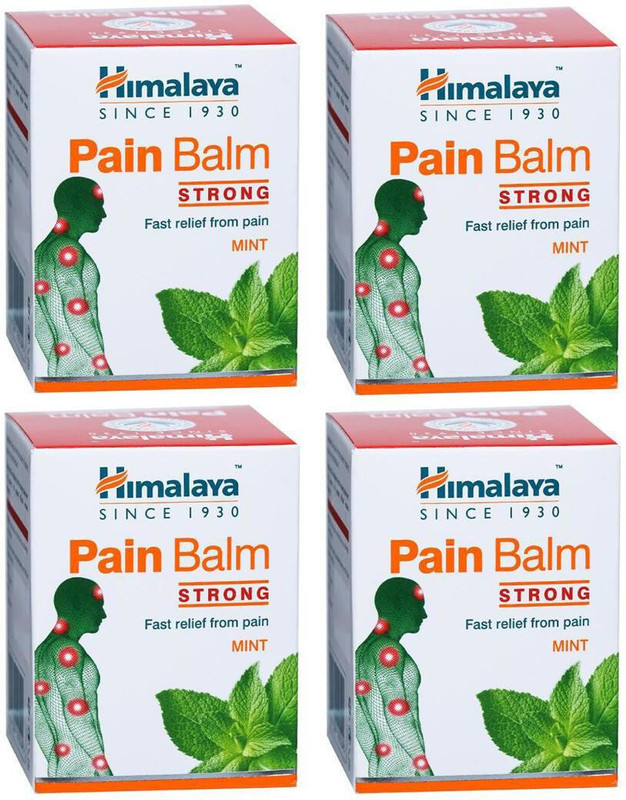 HIMALAYA Pain Balm Strong Fast relief from Pain Mint 45gm Pack Of 2 Balm(2 x 45 g)