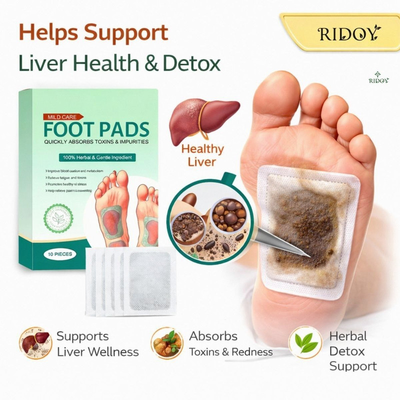 Sundhi Foot Pads Weight Loss | Foot Pads | Complete Care for Daily Detox Wellness Care Plaster & Patch(10 Patches)