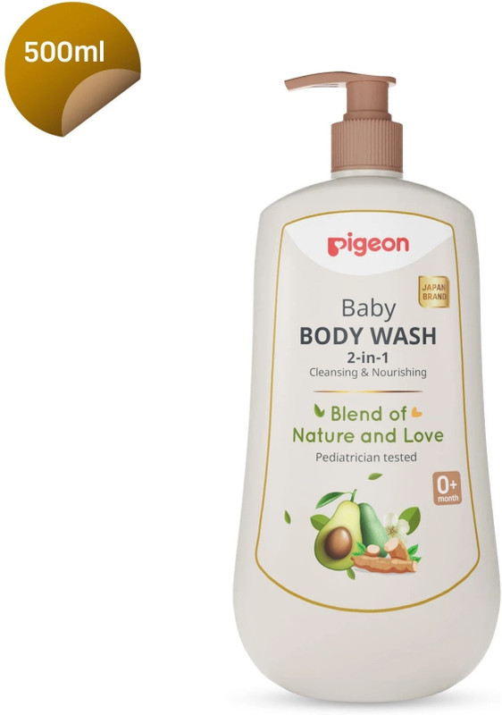 Pigeon PG Baby Body Wash 2 in 1 Cleansing & Nourishing 500ml(500 ml)
