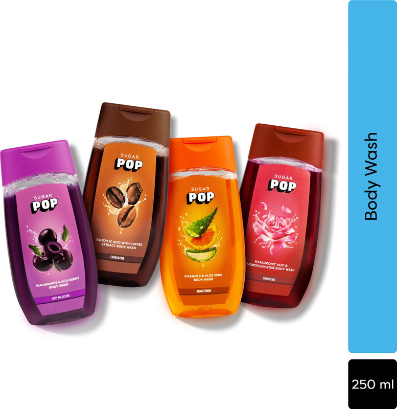 SUGAR POP Rose & Coffee Body Wash(2 x 250 ml)