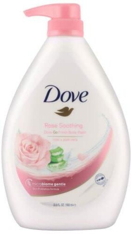DOVE Rose Soothing And Aloe Vera Body Wash 1000ml  (1000 ml)