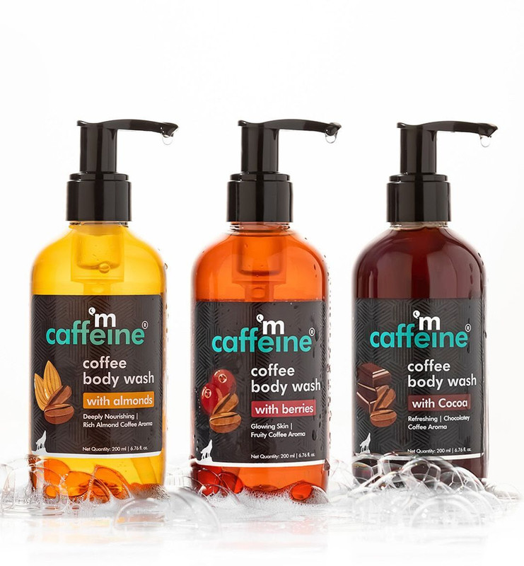 mCaffeine Coffee De Tan Body Washes Trio(3 x 200 ml)